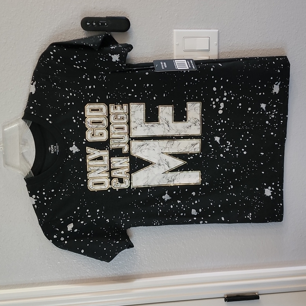 Only God can judge me Boys graphic tee size 16/17 nwt